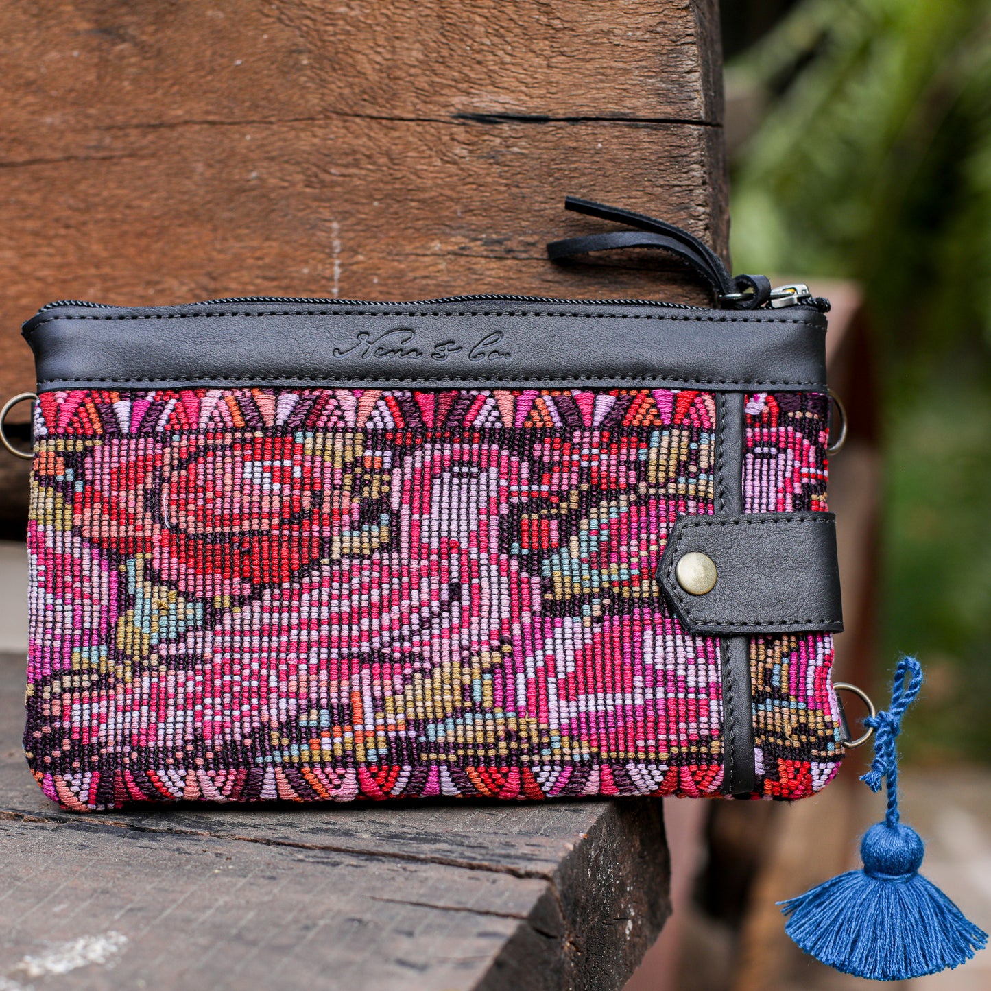 EVERYTHING CLUTCH - OOAK HUIPIL - BLACK - NO. 200444