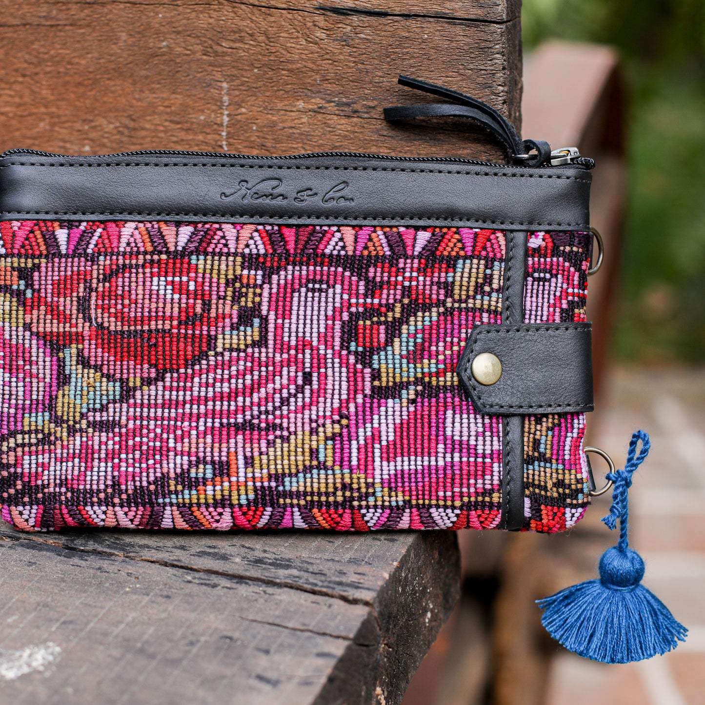 EVERYTHING CLUTCH - OOAK HUIPIL - BLACK - NO. 200444