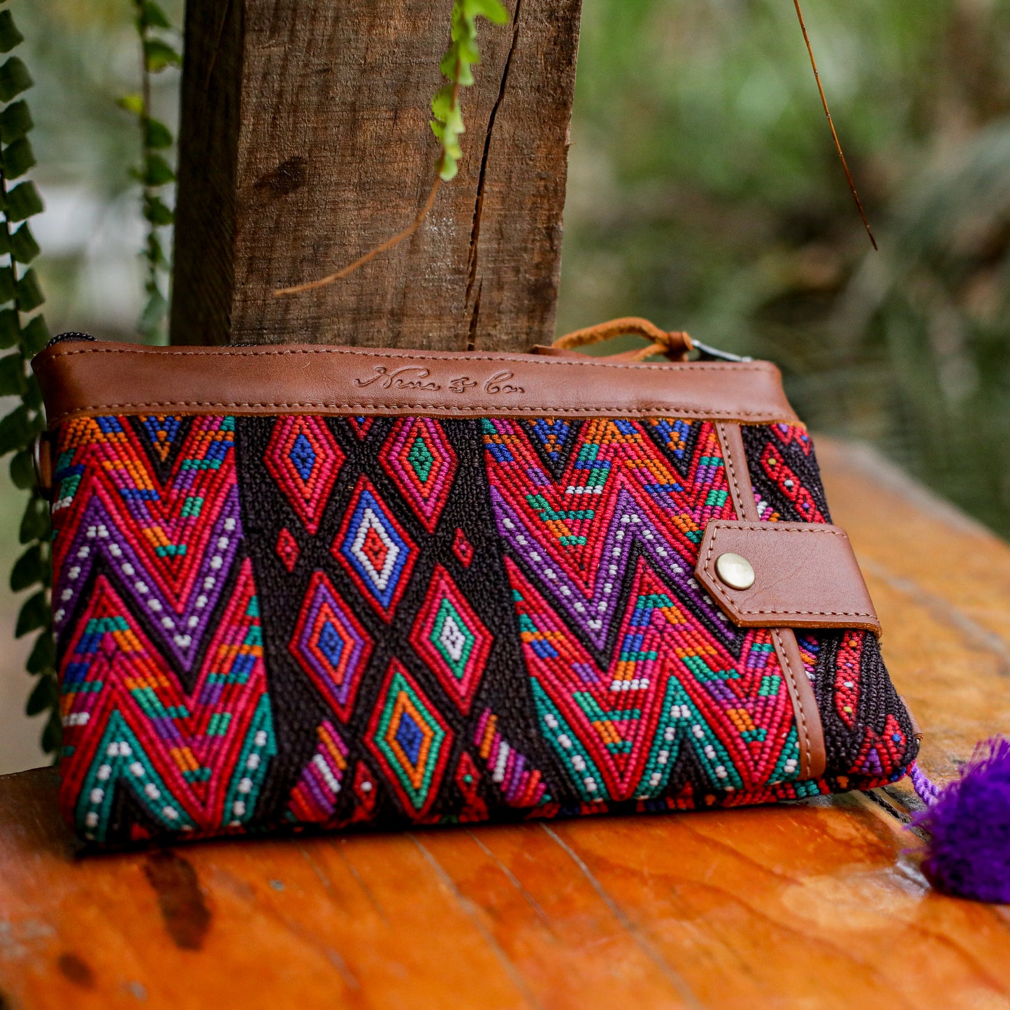 EVERYTHING CLUTCH - OOAK HUIPIL - CAFE - NO. 200427