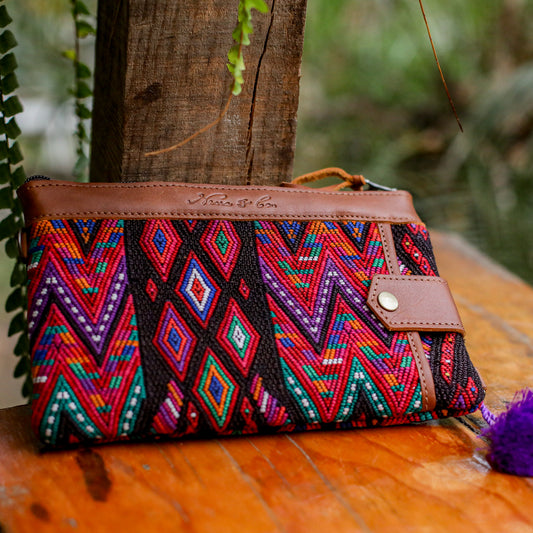EVERYTHING CLUTCH - OOAK HUIPIL - CAFE - NO. 200427