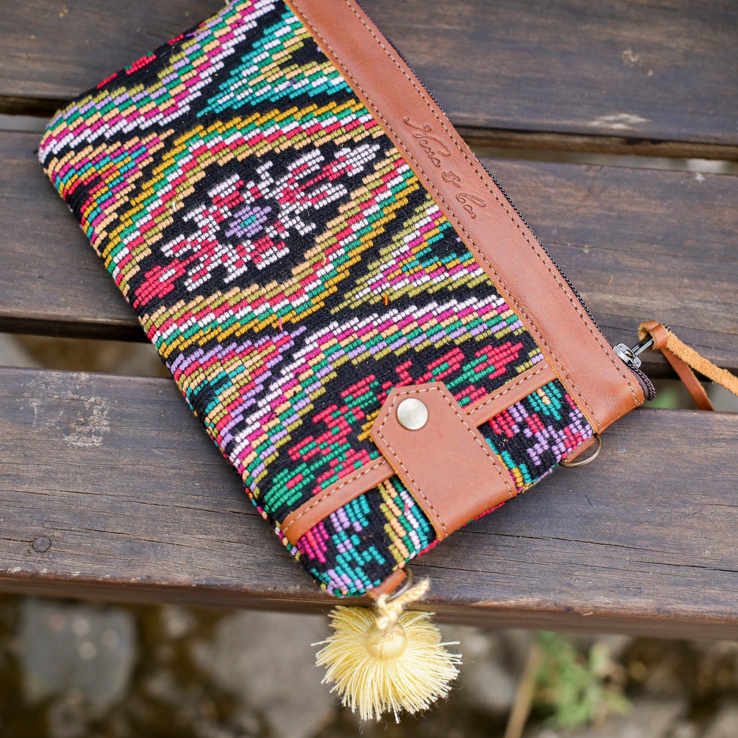 EVERYTHING CLUTCH - OOAK HUIPIL - CAFE - NO. 200417