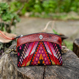 COIN PURSE - OOAK HUIPIL - COPPER - NO. 202168