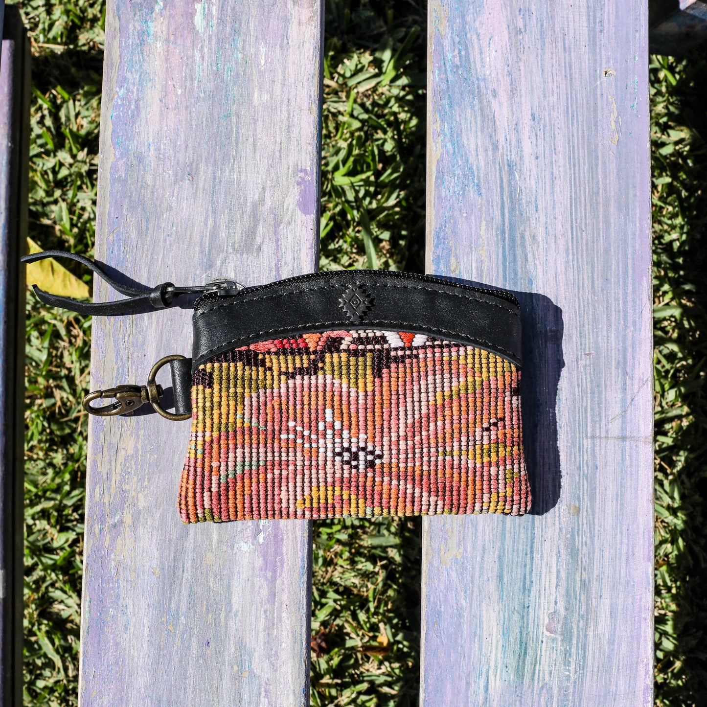 COIN PURSE - OOAK HUIPIL - BLACK - NO. 19635