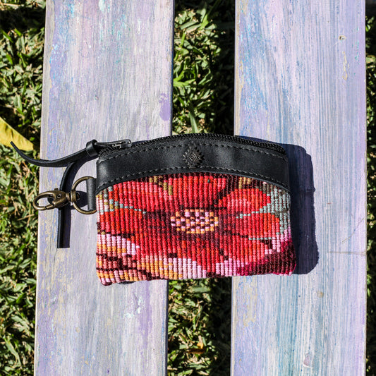 COIN PURSE - OOAK HUIPIL - BLACK - NO. 19638