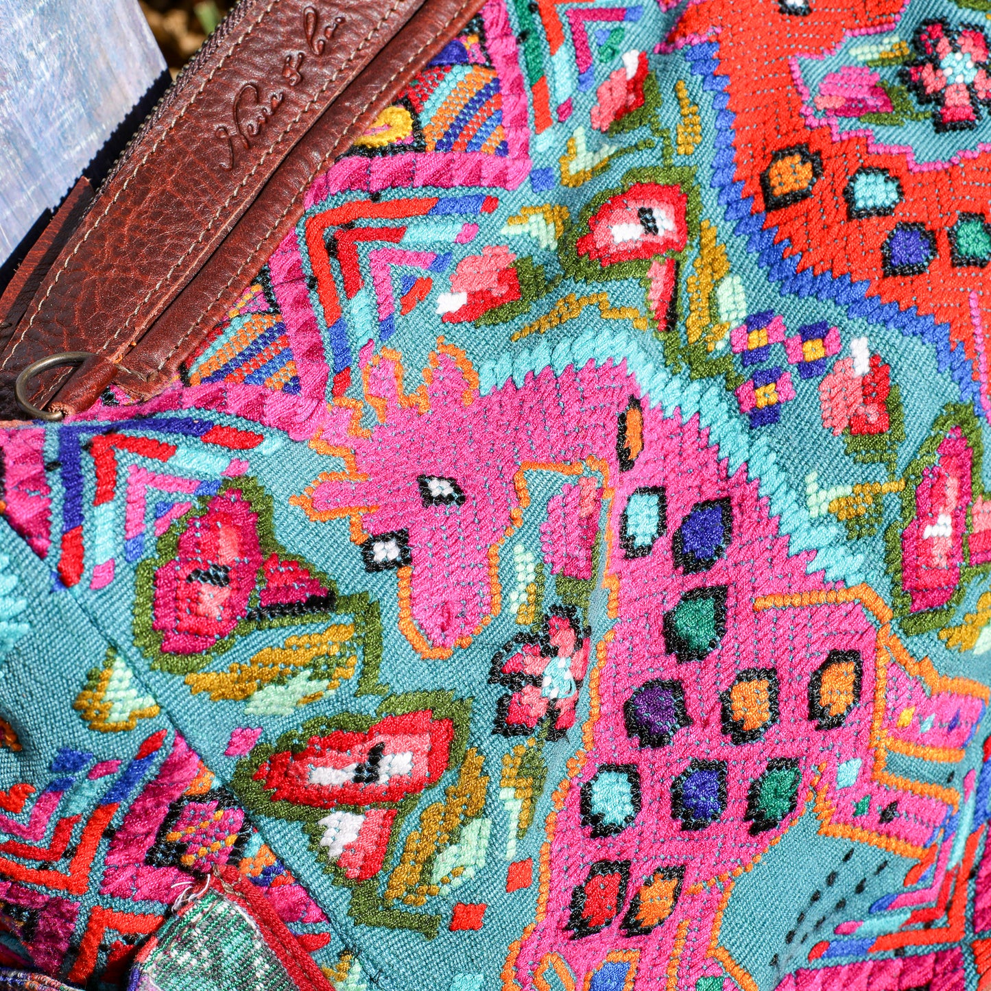 BEATRIZ MCDB + DIAMANTE STRAP - OOAK HUIPIL - COPPER - 19600