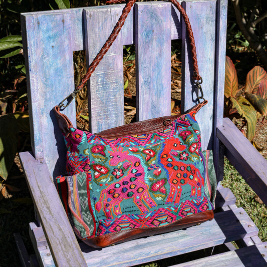 BEATRIZ MCDB + DIAMANTE STRAP - OOAK HUIPIL - COPPER - 19600