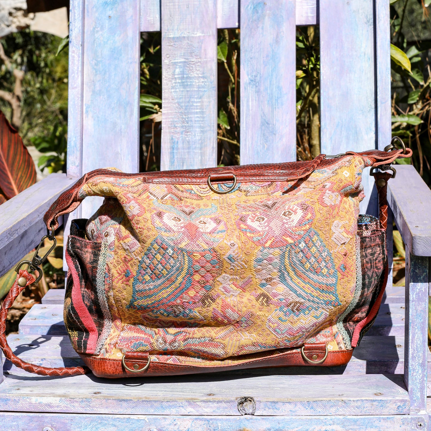 BEATRIZ MCDB + DIAMANTE STRAP - OOAK HUIPIL - COPPER - 19601