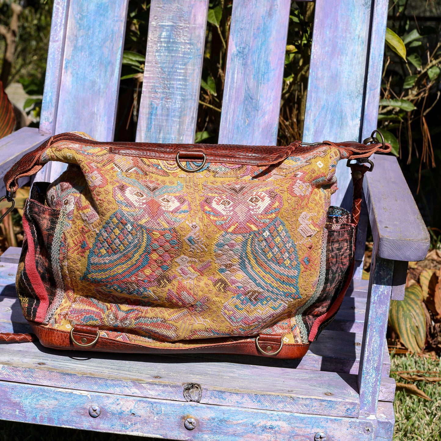 BEATRIZ MCDB + DIAMANTE STRAP - OOAK HUIPIL - COPPER - 19601