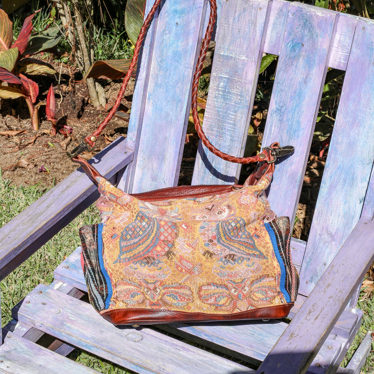 BEATRIZ MCDB + DIAMANTE STRAP - OOAK HUIPIL - COPPER - 19601