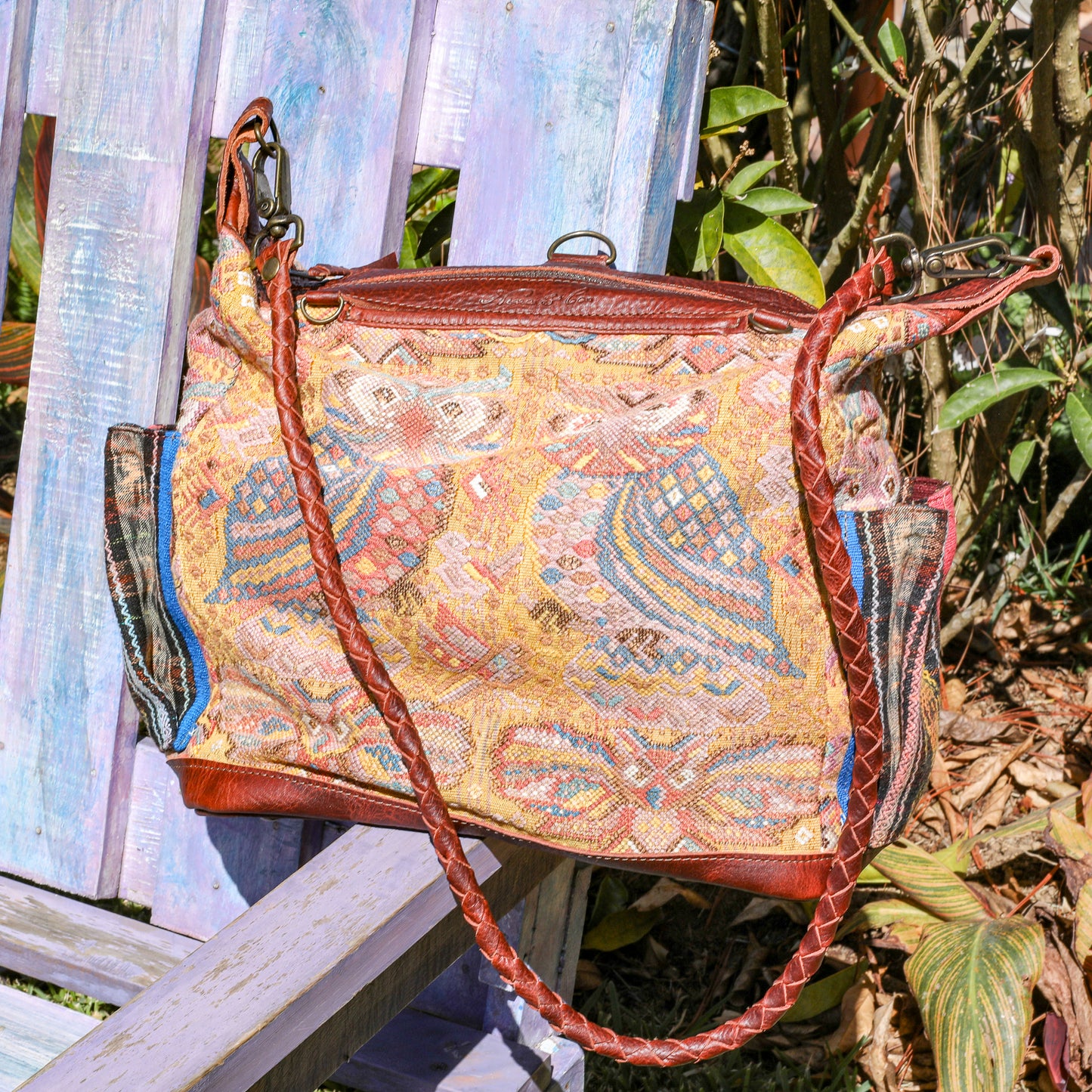 BEATRIZ MCDB + DIAMANTE STRAP - OOAK HUIPIL - COPPER - 19601