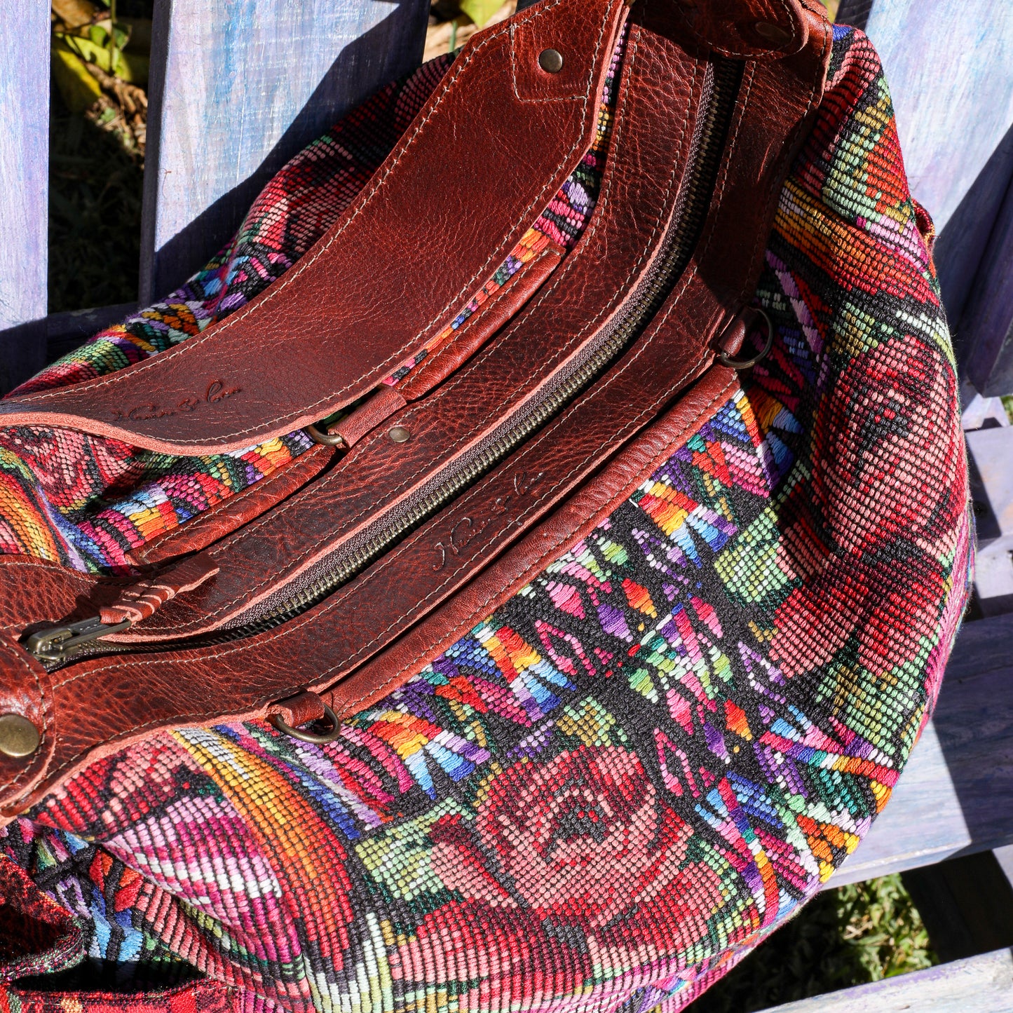 BEATRIZ CDB + DIAMANTE STRAP - OOAK HUIPIL - COPPER - NO. 19583