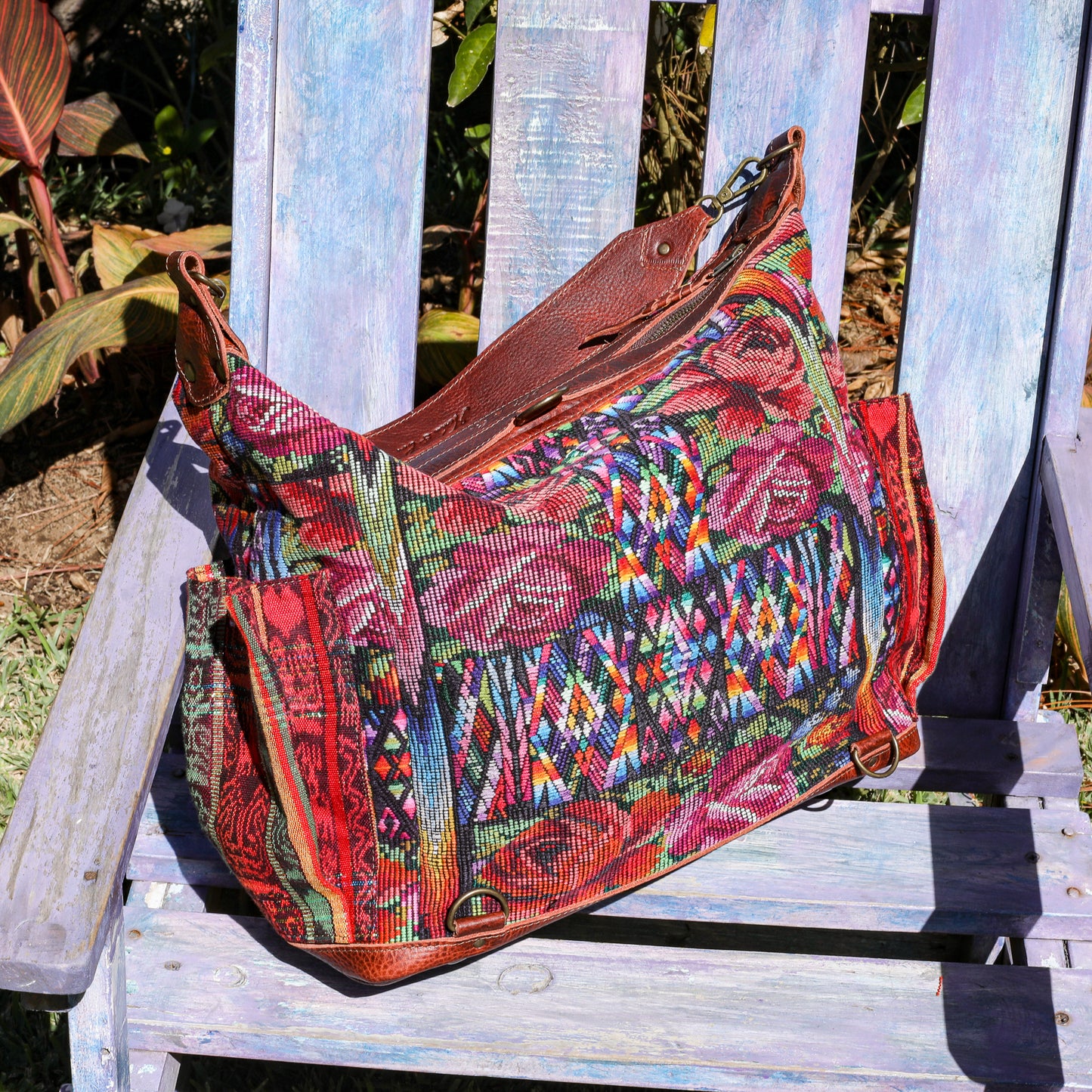 BEATRIZ CDB + DIAMANTE STRAP - OOAK HUIPIL - COPPER - NO. 19583