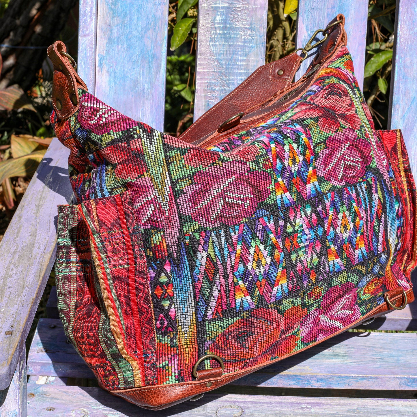 BEATRIZ CDB + DIAMANTE STRAP - OOAK HUIPIL - COPPER - NO. 19583