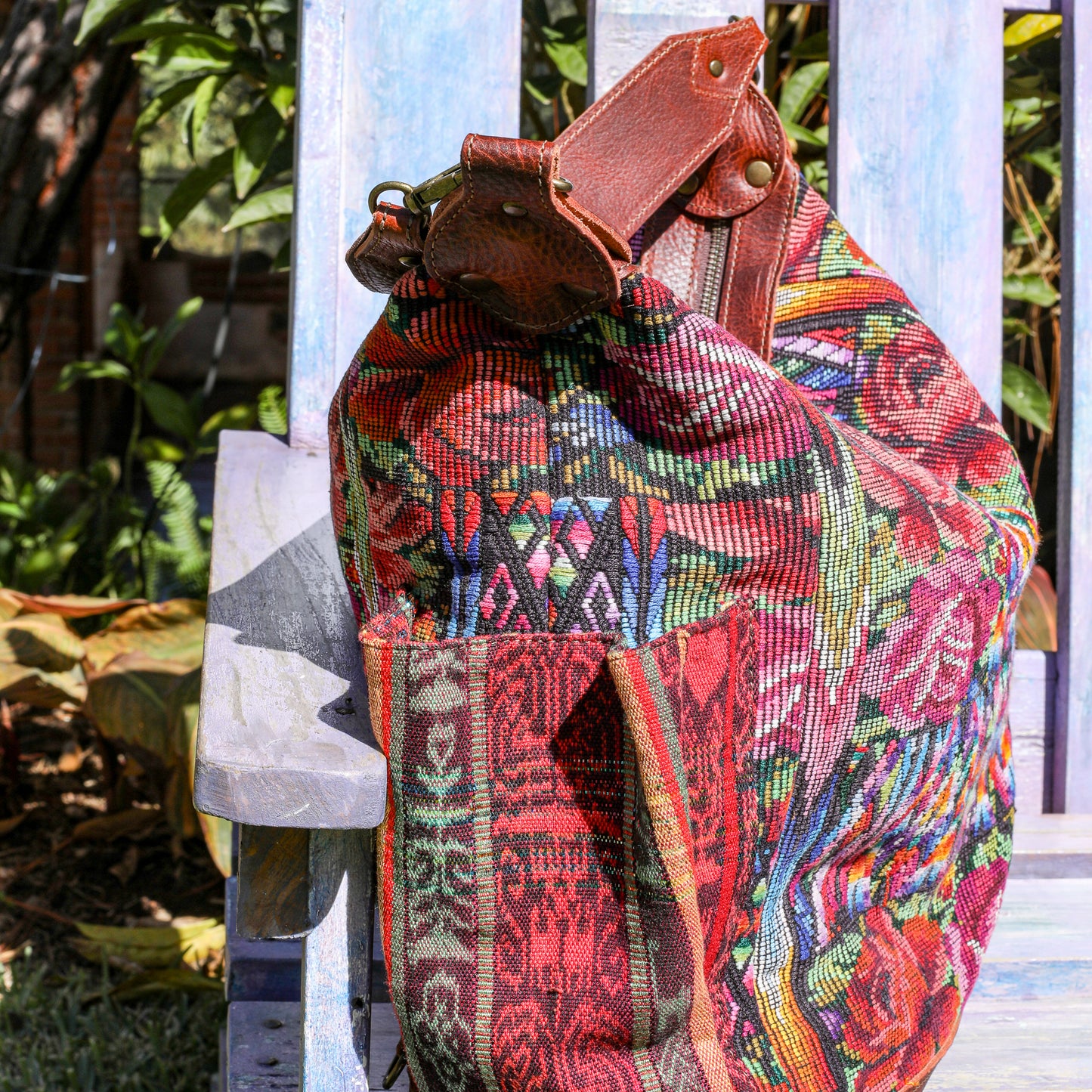 BEATRIZ CDB + DIAMANTE STRAP - OOAK HUIPIL - COPPER - NO. 19583