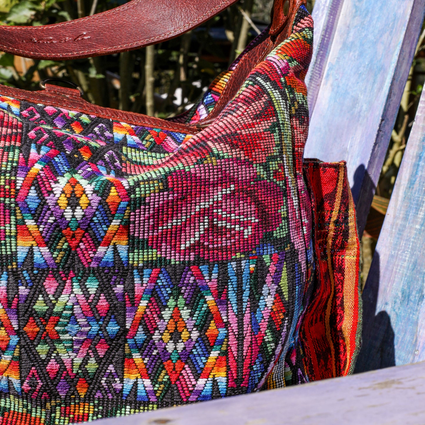 BEATRIZ CDB + DIAMANTE STRAP - OOAK HUIPIL - COPPER - NO. 19583