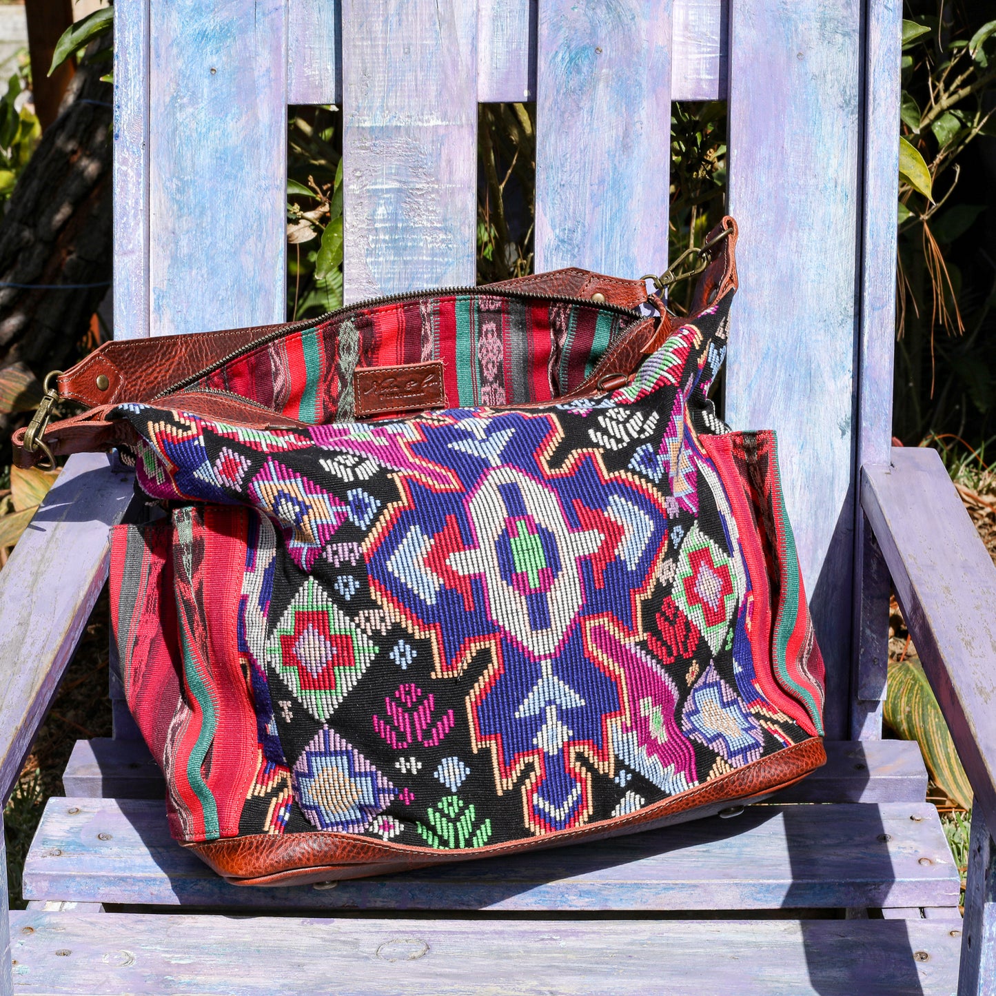 BEATRIZ CDB + DIAMANTE STRAP - OOAK HUIPIL - COPPER - NO. 19584