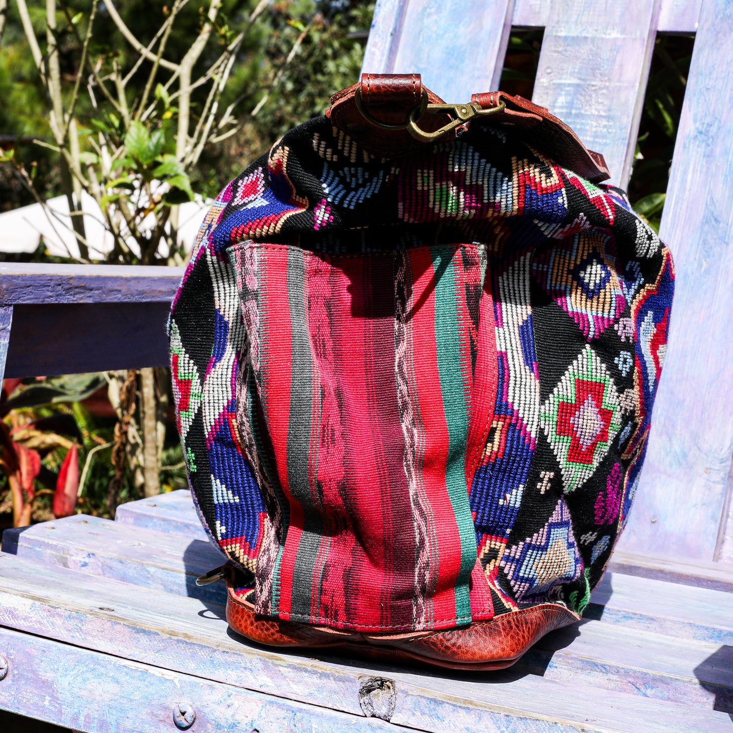 BEATRIZ CDB + DIAMANTE STRAP - OOAK HUIPIL - COPPER - NO. 19584