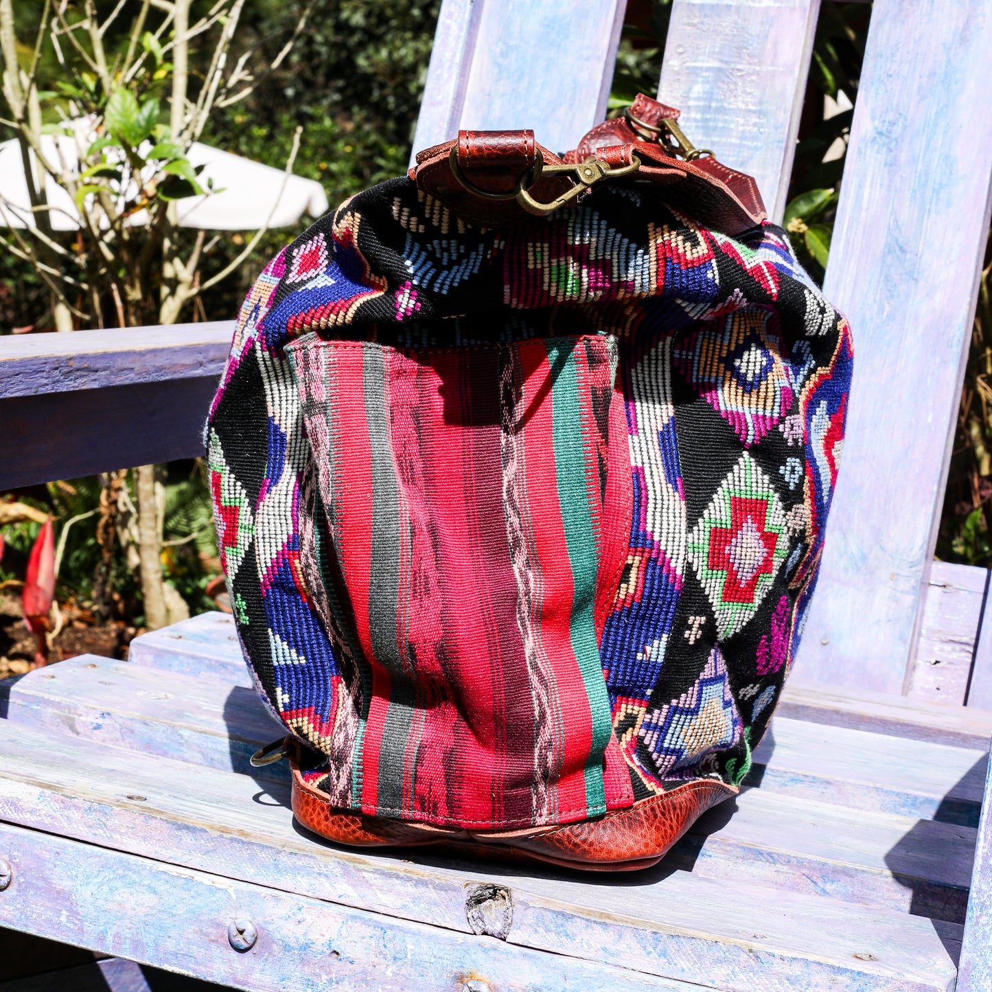 BEATRIZ CDB + DIAMANTE STRAP - OOAK HUIPIL - COPPER - NO. 19584