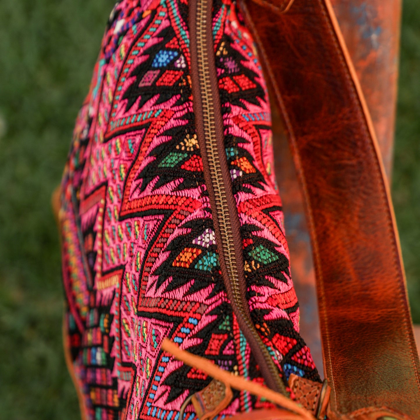 PENELOPE BAG - OOAK HUIPIL - HONEY - NO. 200716