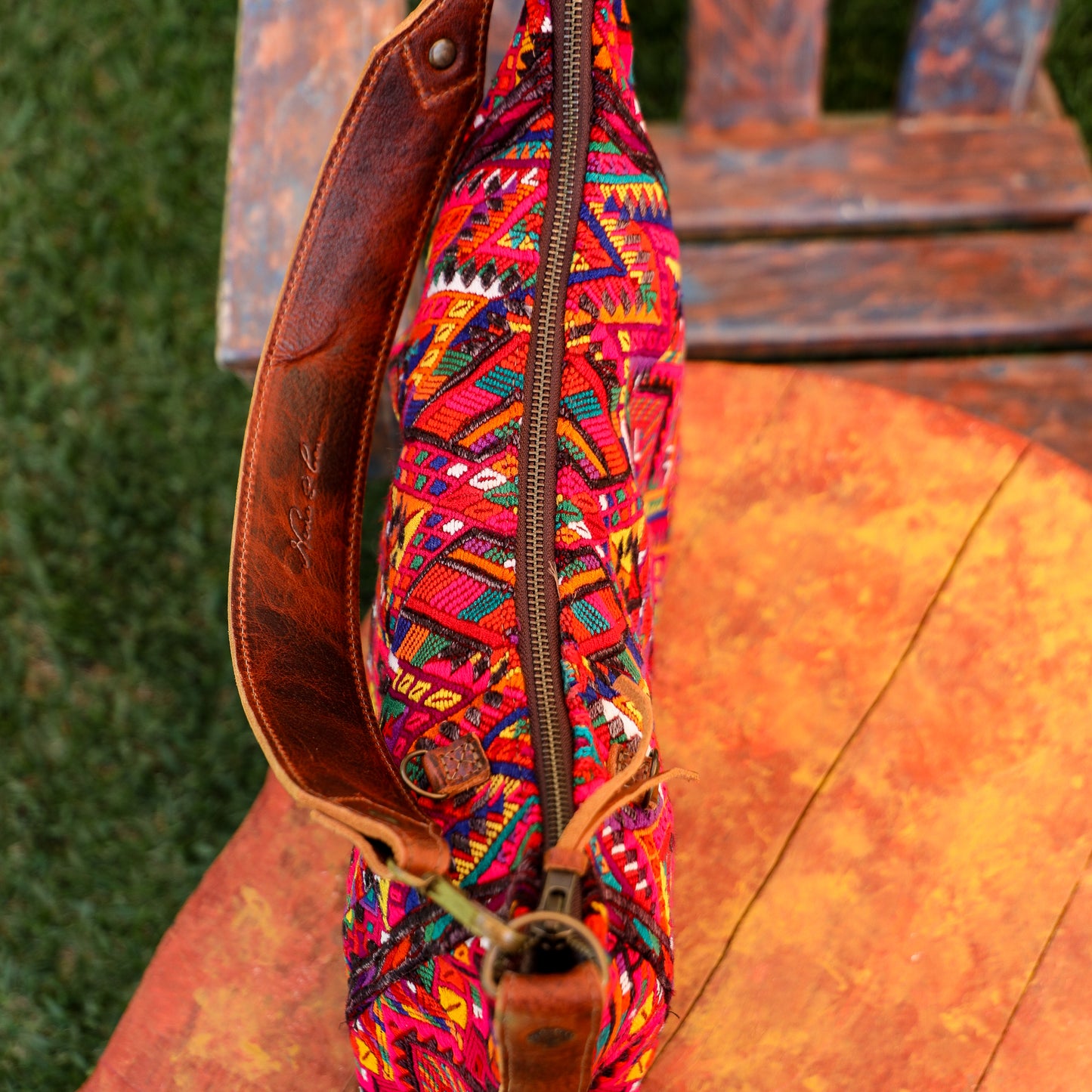 PENELOPE BAG - OOAK HUIPIL - HONEY - NO. 200715