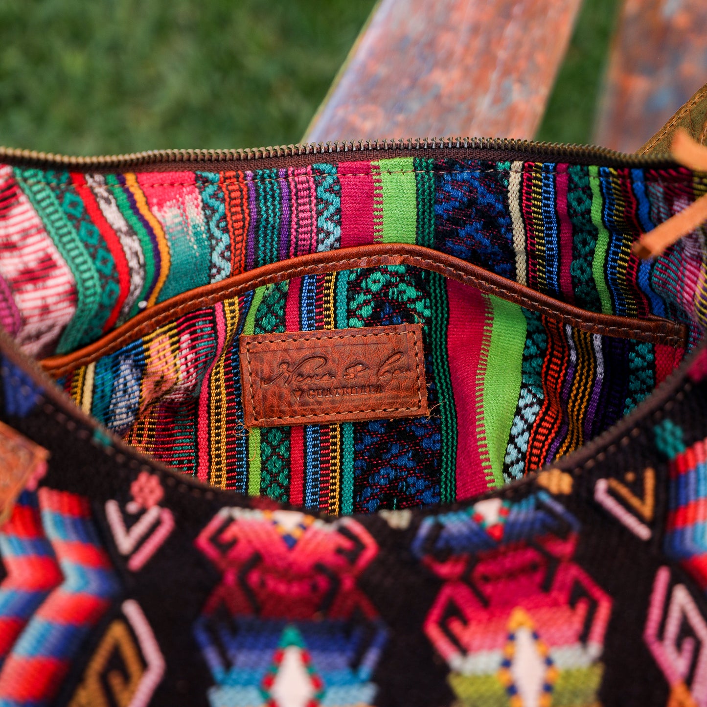 PENELOPE BAG - OOAK HUIPIL - HONEY - NO. 200713