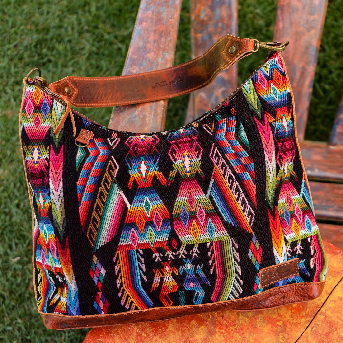PENELOPE BAG - OOAK HUIPIL - HONEY - NO. 200713
