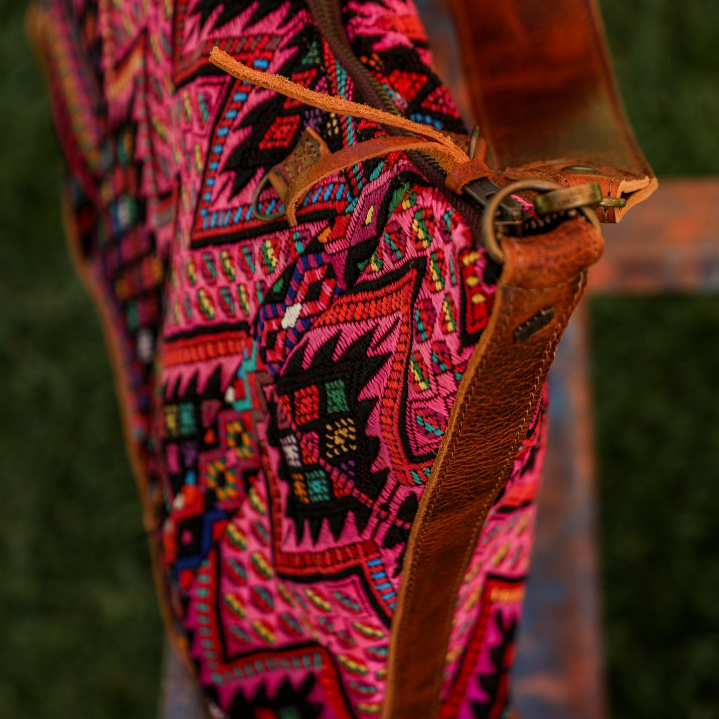 PENELOPE BAG - OOAK HUIPIL - HONEY - NO. 200716