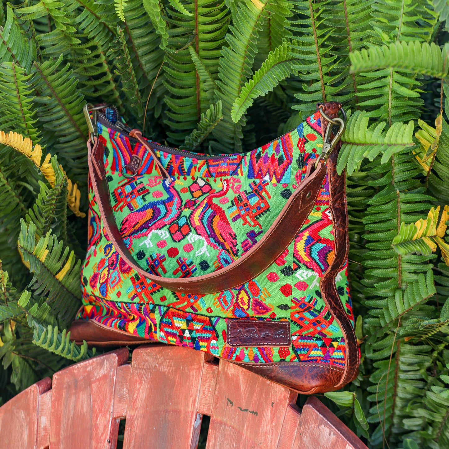 SMALL PENELOPE BAG - OOAK HUIPIL - COPPER - NO. 200753