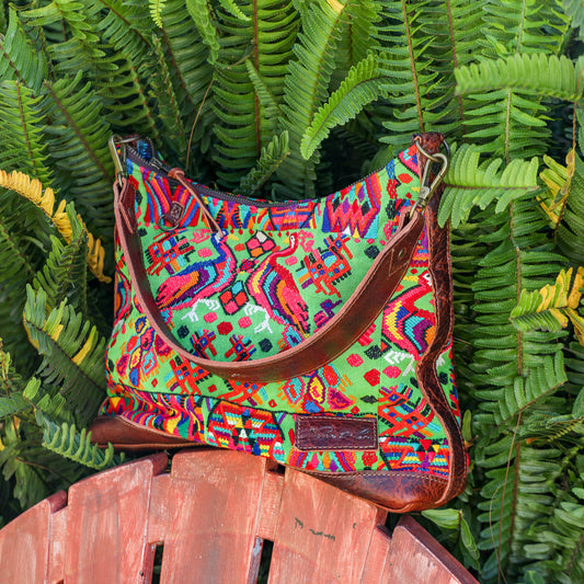 SMALL PENELOPE BAG - OOAK HUIPIL - COPPER - NO. 200753