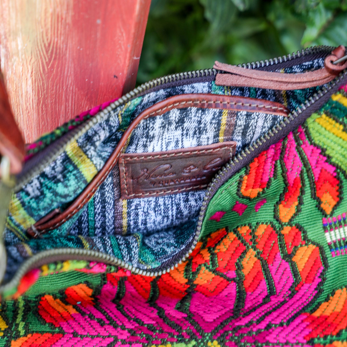 SMALL PENELOPE BAG - OOAK HUIPIL - COPPER - NO. 200757