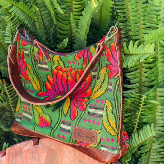 SMALL PENELOPE BAG - OOAK HUIPIL - COPPER - NO. 200757