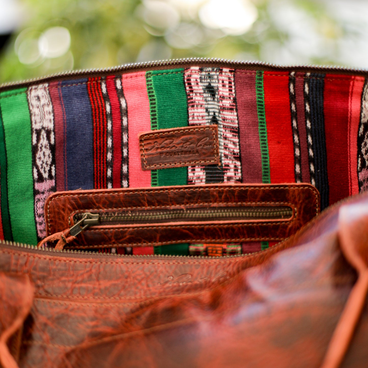 UPDATED PERFECT WEEKENDER - FULL LEATHER - COPPER