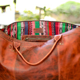 UPDATED PERFECT WEEKENDER - FULL LEATHER - COPPER