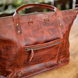 UPDATED PERFECT WEEKENDER - FULL LEATHER - COPPER