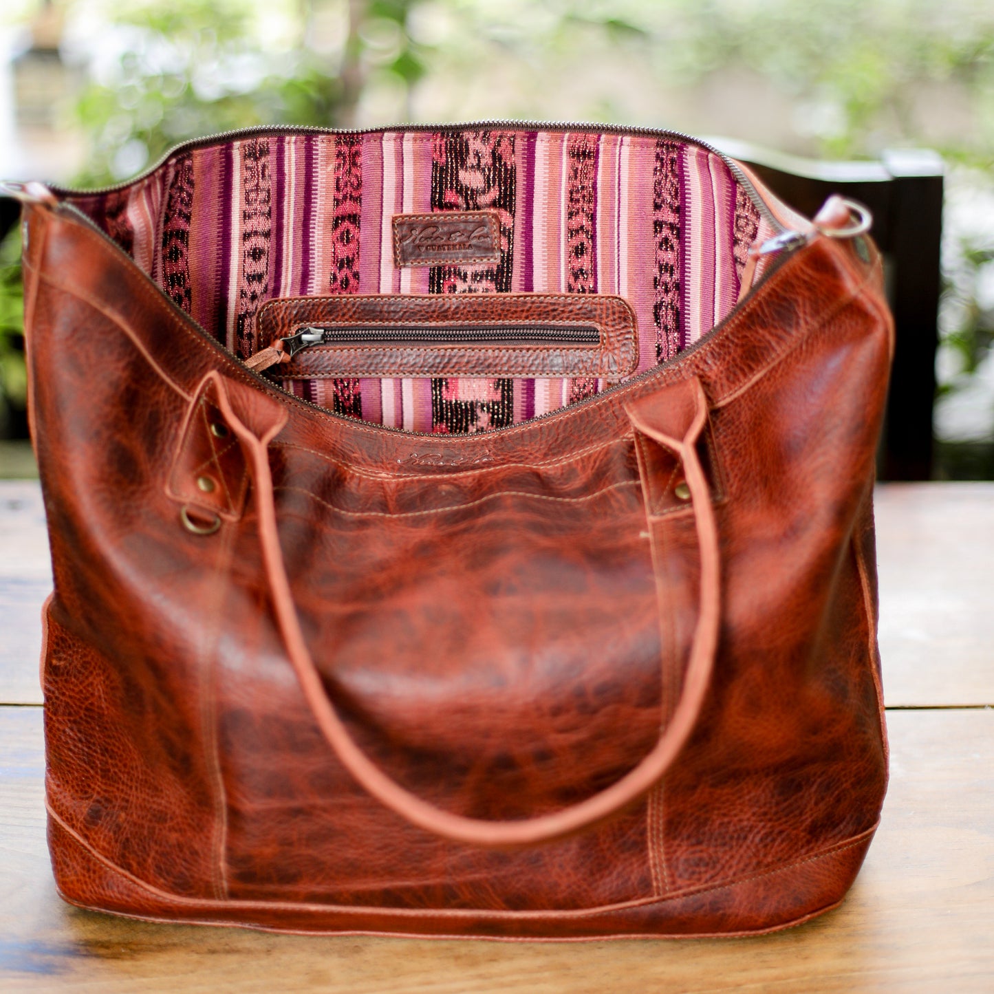 PERFECT OVERNIGHTER - FULL LEATHER - COPPER