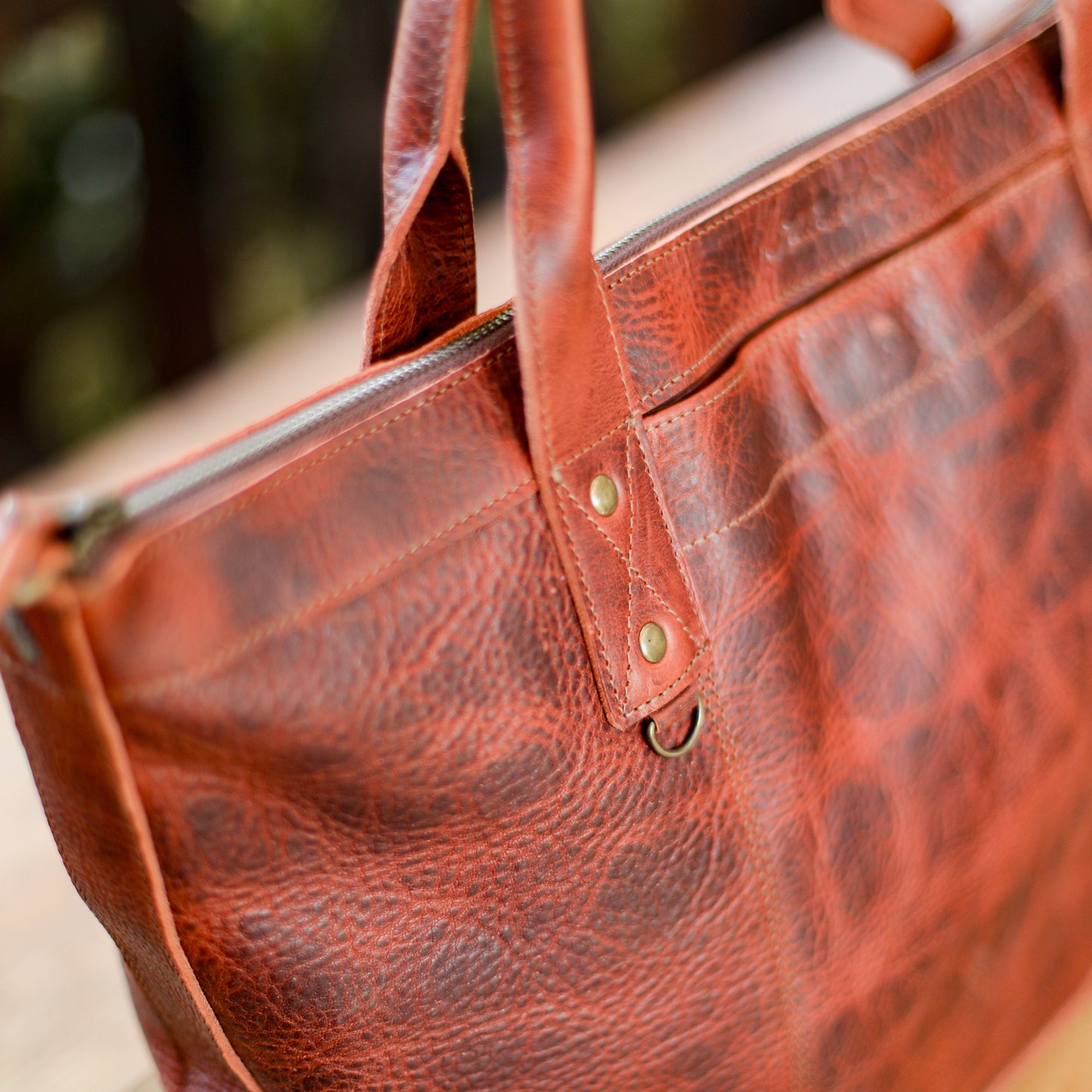 PERFECT OVERNIGHTER - FULL LEATHER - COPPER