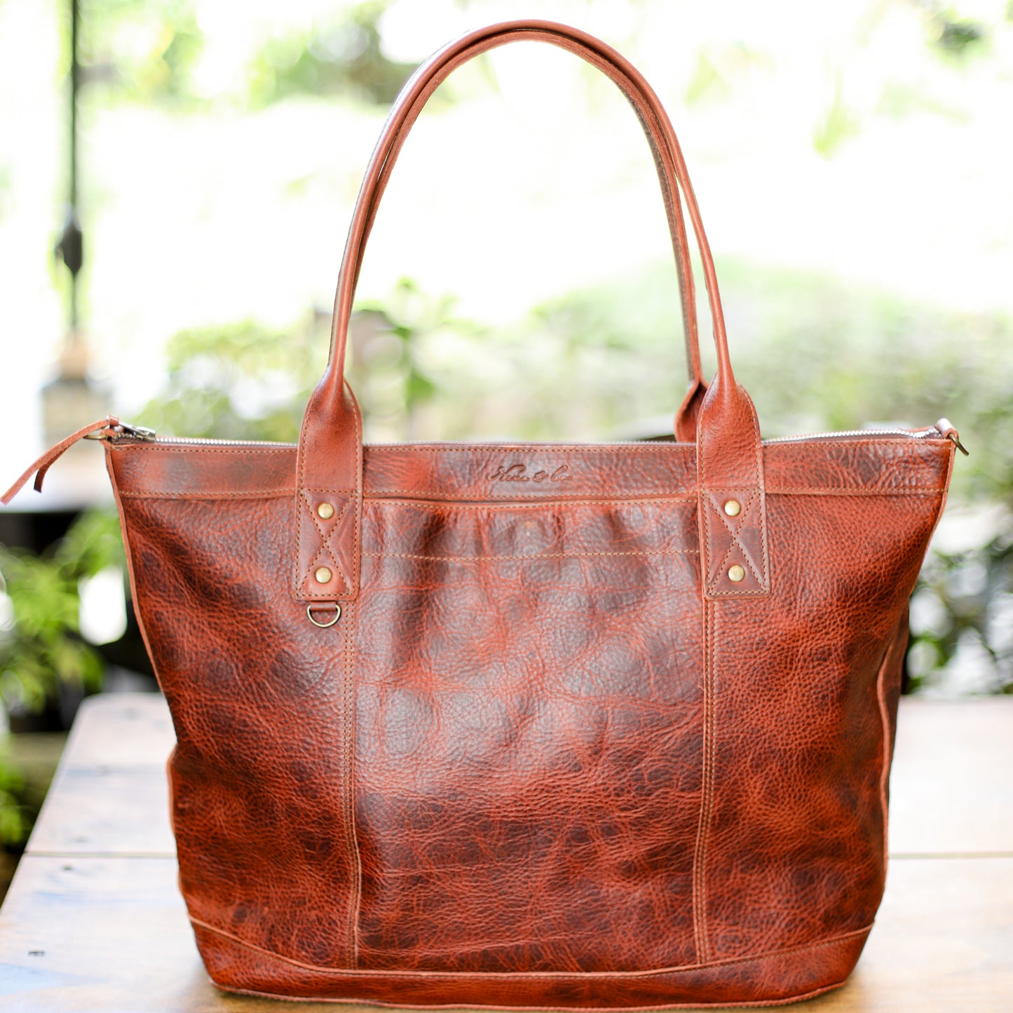 PERFECT OVERNIGHTER - FULL LEATHER - COPPER
