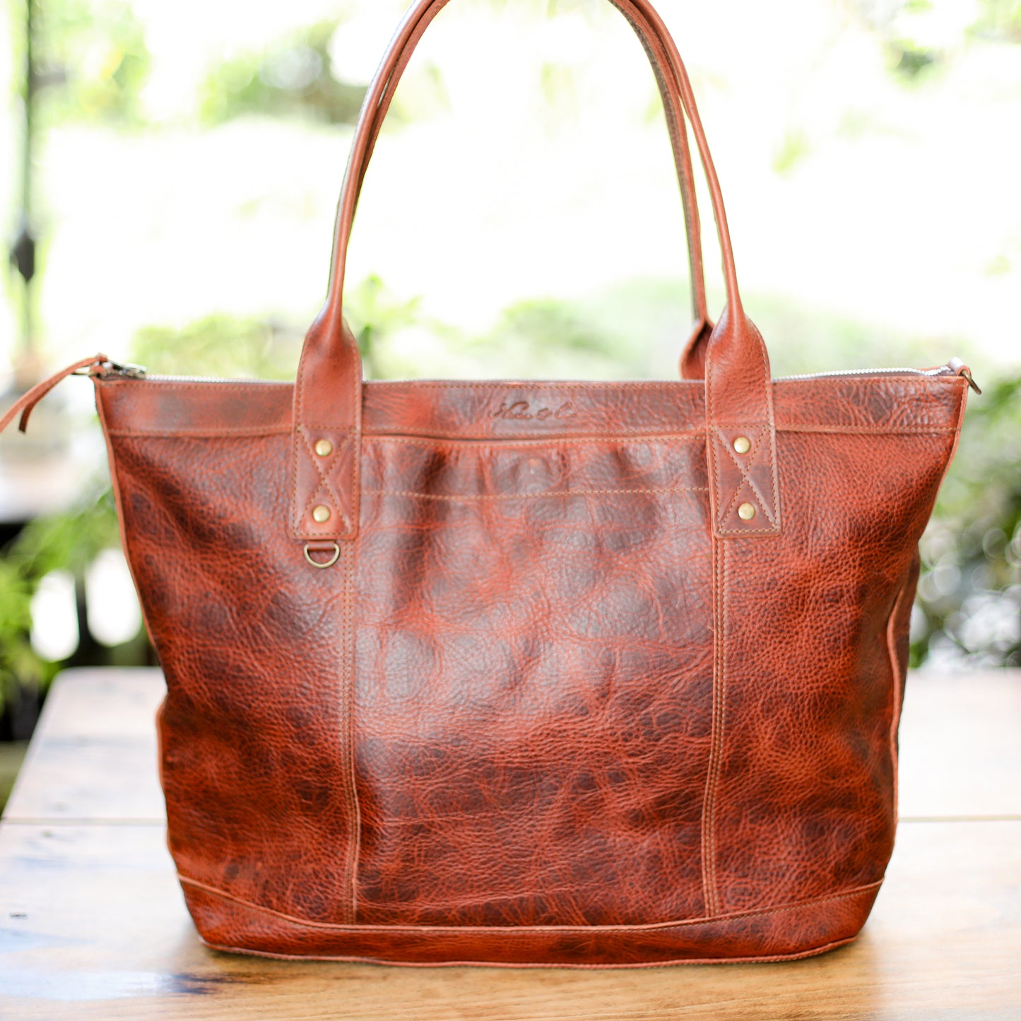 PERFECT OVERNIGHTER - FULL LEATHER - COPPER