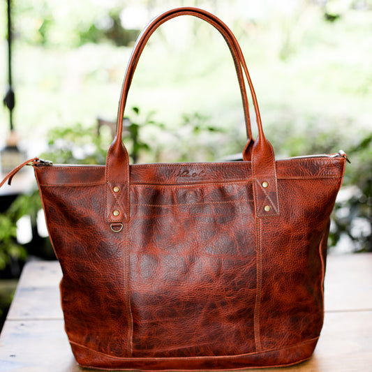 PERFECT OVERNIGHTER - FULL LEATHER - COPPER