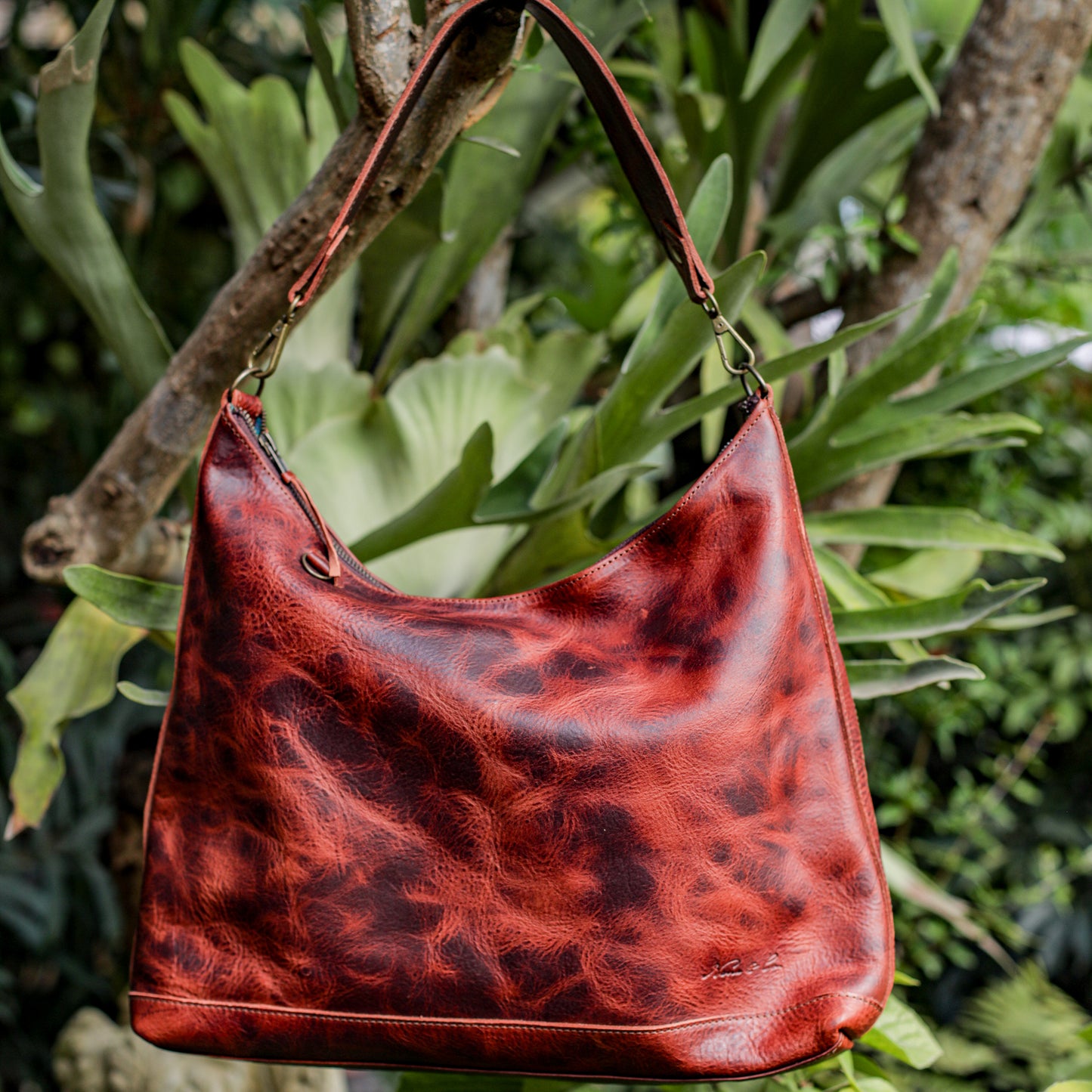 PENELOPE BAG - FULL LEATHER - COPPER