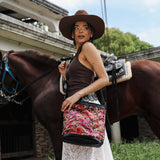 CORA BUCKET BAG - OOAK HUIPIL - BLACK - NO. 243784