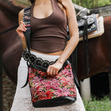 CORA BUCKET BAG - OOAK HUIPIL - BLACK - NO. 243784