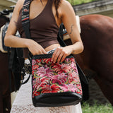CORA BUCKET BAG - OOAK HUIPIL - BLACK - NO. 243784