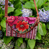SIGNATURE EDITION DOUBLE CLUTCH SET - OOAK HUIPIL - COPPER - NO. 202356