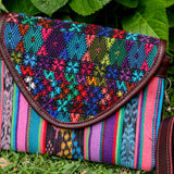 SIGNATURE EDITION DOUBLE CLUTCH SET - OOAK HUIPIL - VINO TINTO - NO. 202365