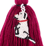 CLASSIC TASSEL - BEADED DOG CHARM - NO. 242851
