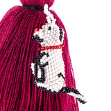 CLASSIC TASSEL - BEADED DOG CHARM - NO. 242854
