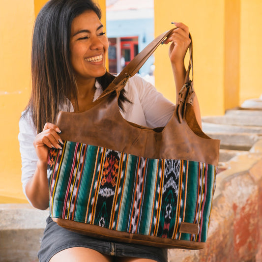 ALEJANDRA BAG - EVERGLADE - CAOBA LEATHER