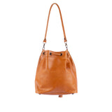 SIGNATURE EDITION DRAWSTRING BUCKET BAG - FULL LEATHER - DUNA AMARILLA