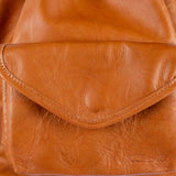 SIGNATURE EDITION DRAWSTRING BUCKET BAG - FULL LEATHER - DUNA AMARILLA